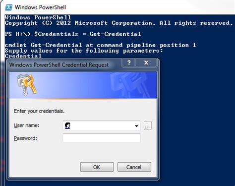 powershell passing smart card credentials|powershell get credential support.